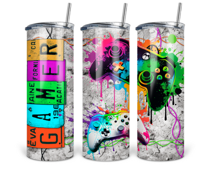 Boy Gamer Tumbler/Gamer Tumbler/Birthday Gift/Kids Tumbler/20oz Tumbler/Sublimation Tumbler