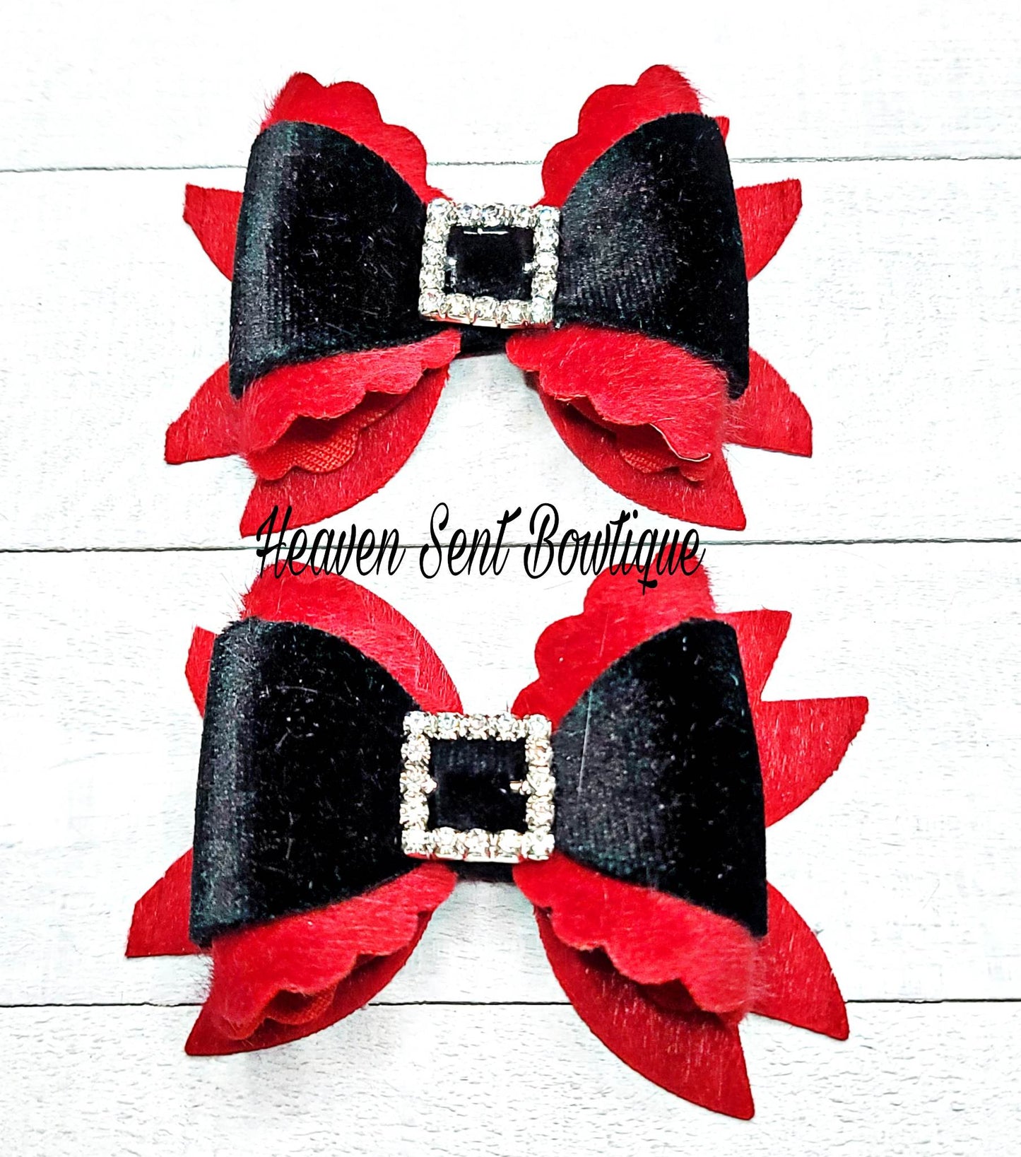 Christmas Baby Bows/Alligator clips for girls/Baby Headband with Bow/Baby hair bows/Nylon Headband for Baby/Holiday baby Bows/3" Bows