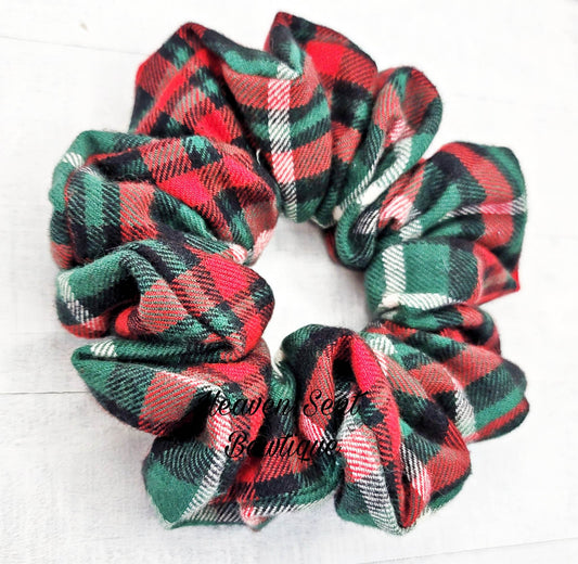 Christmas Theme Scrunchie/Scrunchy/Wedding Scrunchies/Hair Ties/Pony Holders/Gifts for Bridesmaids/Wedding Party Gifts