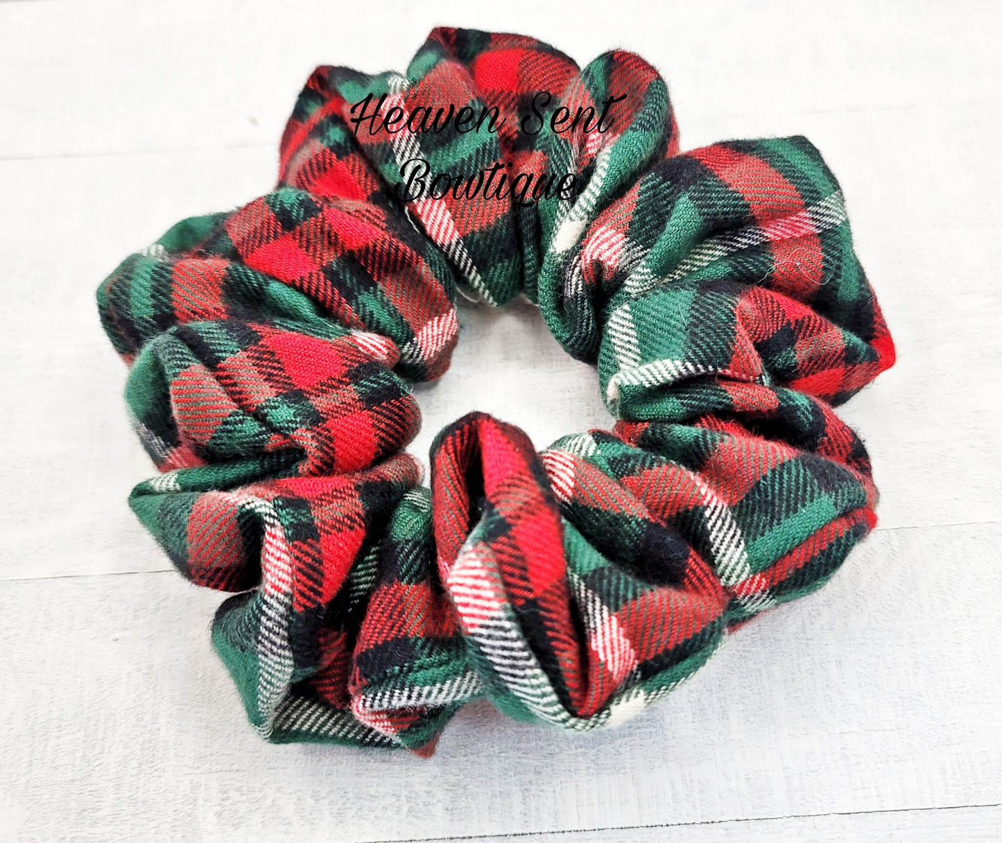 Christmas Theme Scrunchie/Scrunchy/Wedding Scrunchies/Hair Ties/Pony Holders/Gifts for Bridesmaids/Wedding Party Gifts