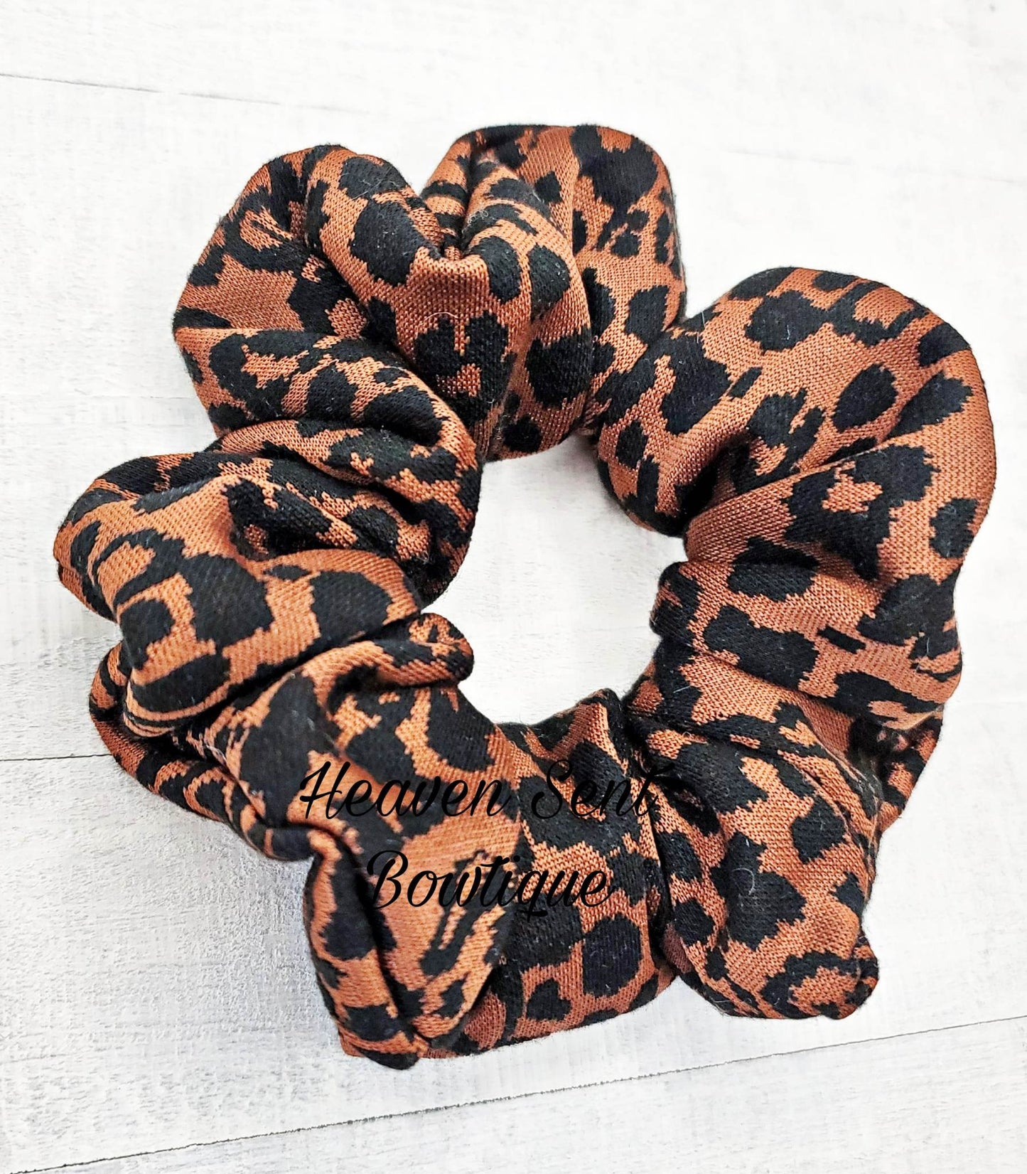 Cheeta Theme Scrunchy/Hair Tie/ /Wedding Scrunchies/Hair Ties/Pony Holders/Gifts for Bridesmaids/Wedding Party Gifts