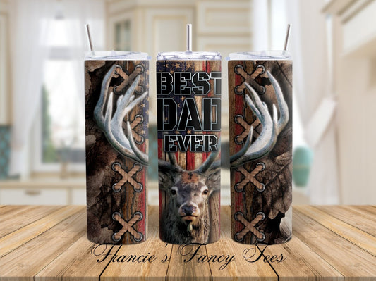 Best Dad Ever Tumbler/Dad Tumbler/Father's Day/Gift/20oz Tumbler/Sublimation Tumbler