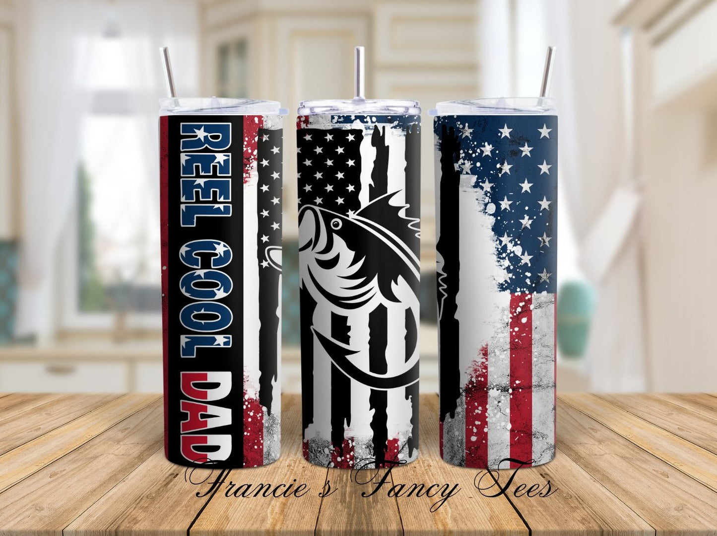 Real Cool Dad/ Fishing Tumble/ Father's Day Tumbler/Dad Gift/20oz Tumbler/Sublimation Tumbler