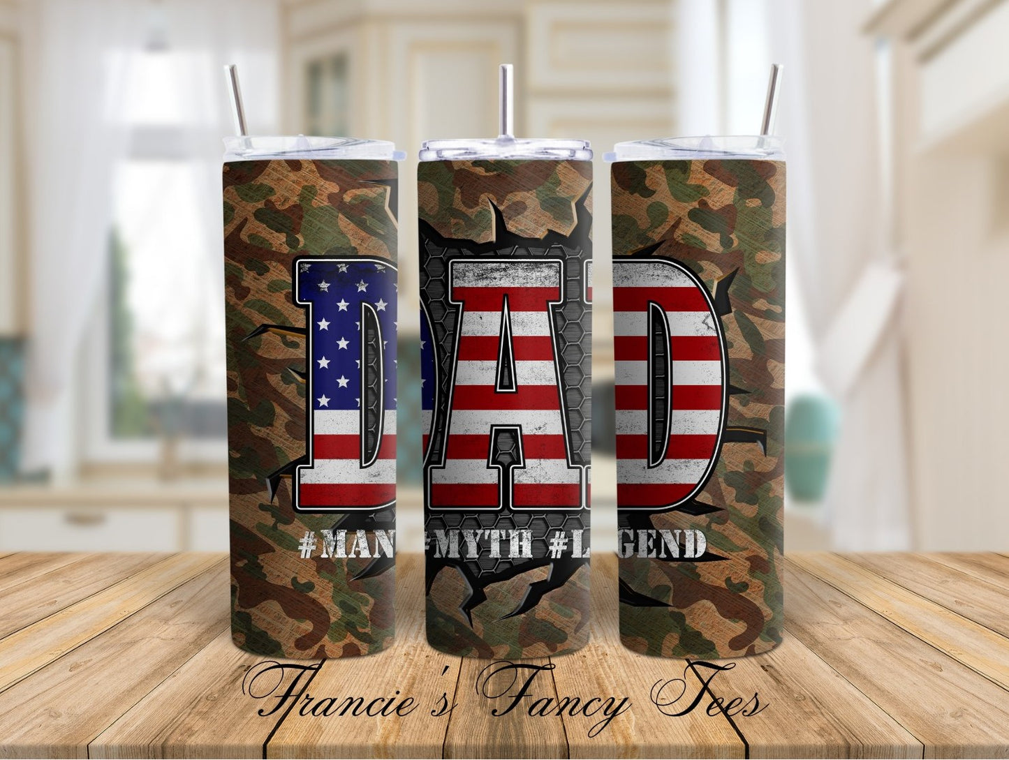 The Dad Tumbler/Best Dad Tumbler/Father's Day Gift/20oz Tumbler/Sublimation Tumbler