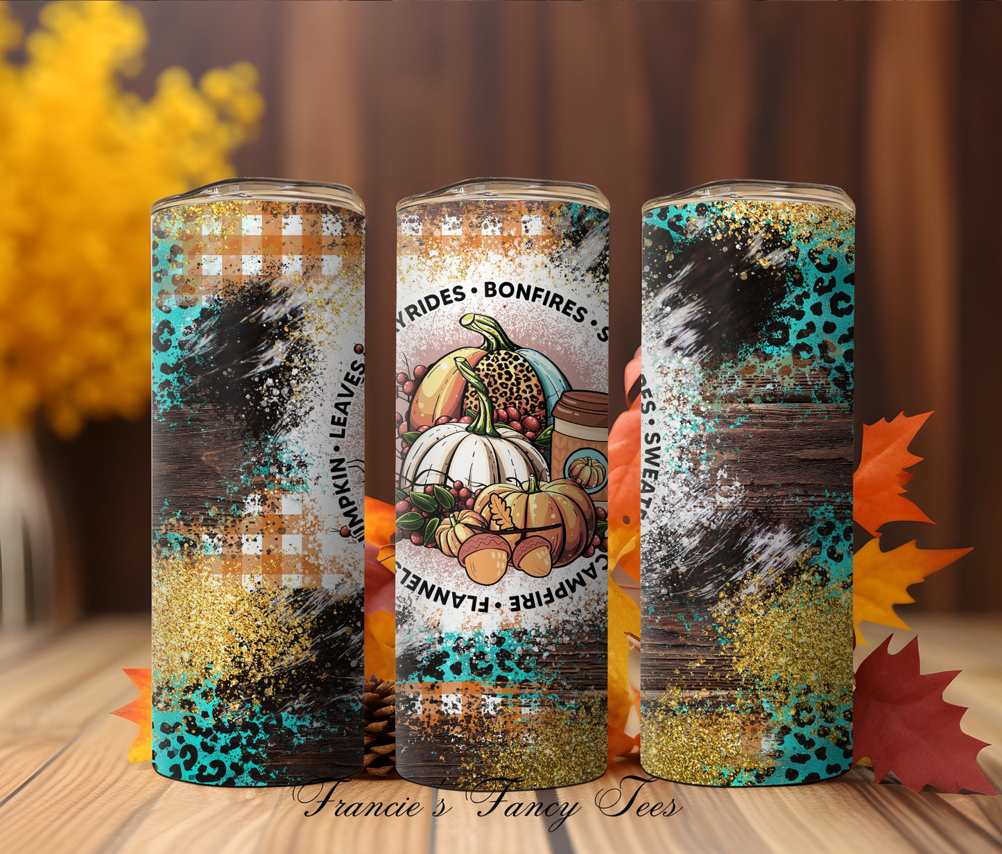 Season Greetings/ Fall Tumbler/ 20oz Tumbler/ Sublimation Tumbler