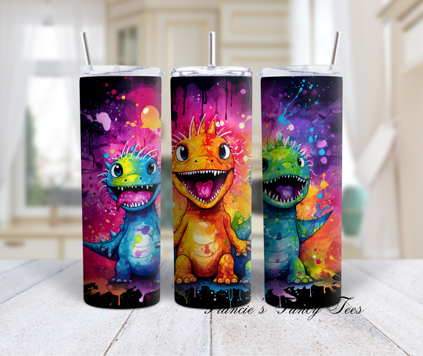 Dinosaur Tumbler/Boy Tumbler/20oz Tumbler/ Sublimation Tumbler