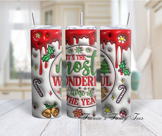 Christmas Gift/ Christmas Tumbler/20oz Tumbler/sublimation Tumbler