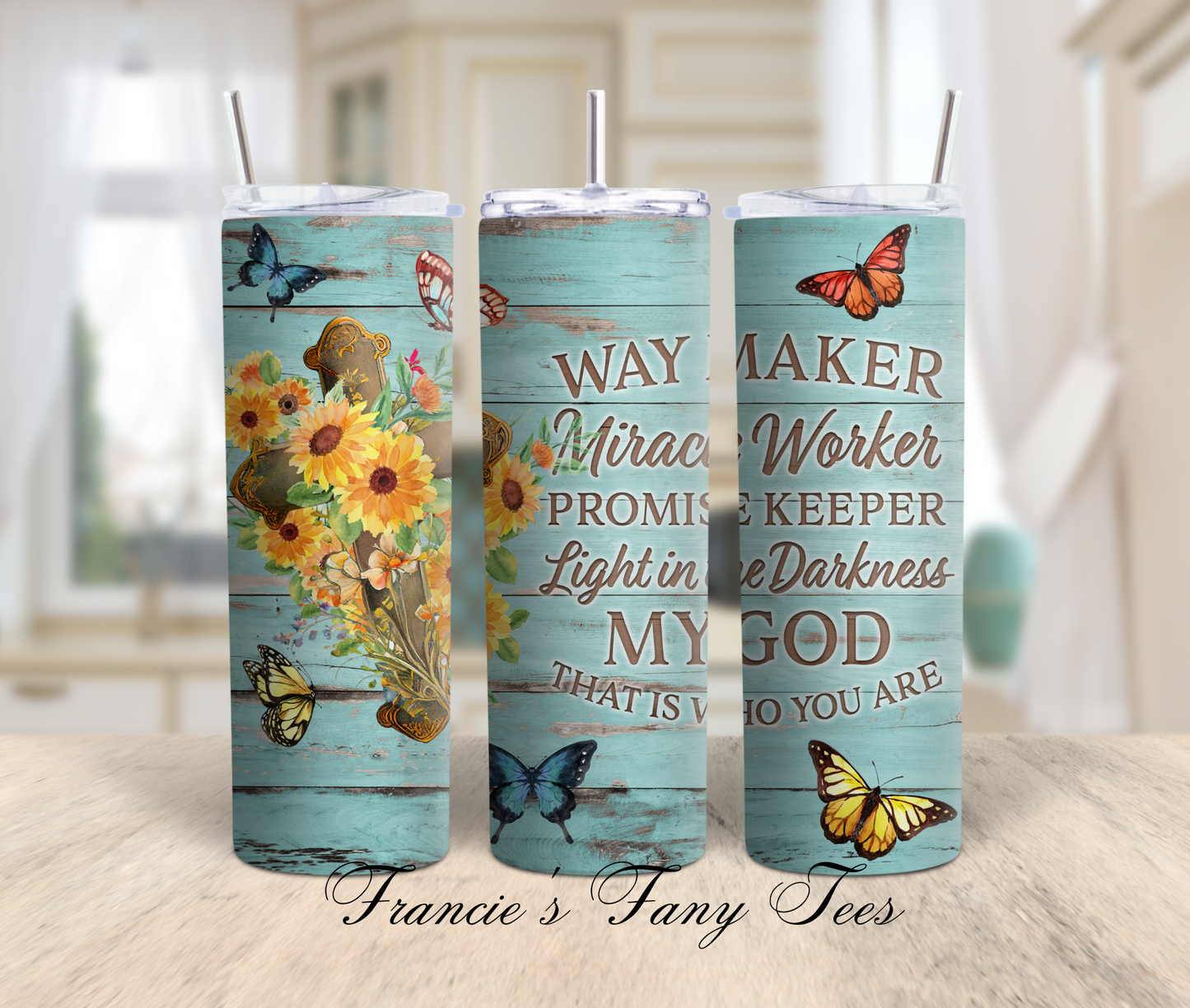 Way Maker/Christian Tumbler/Christian Gift/20oz Tumbler/Sublimation Tumbler