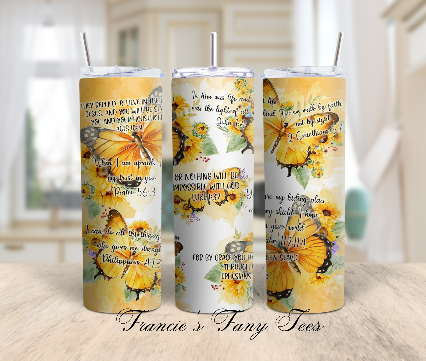 Christian Inspiring Quotes/ Christian Tumbler/Christan Gift/20oz Tumbler/Sublimation Tumbler