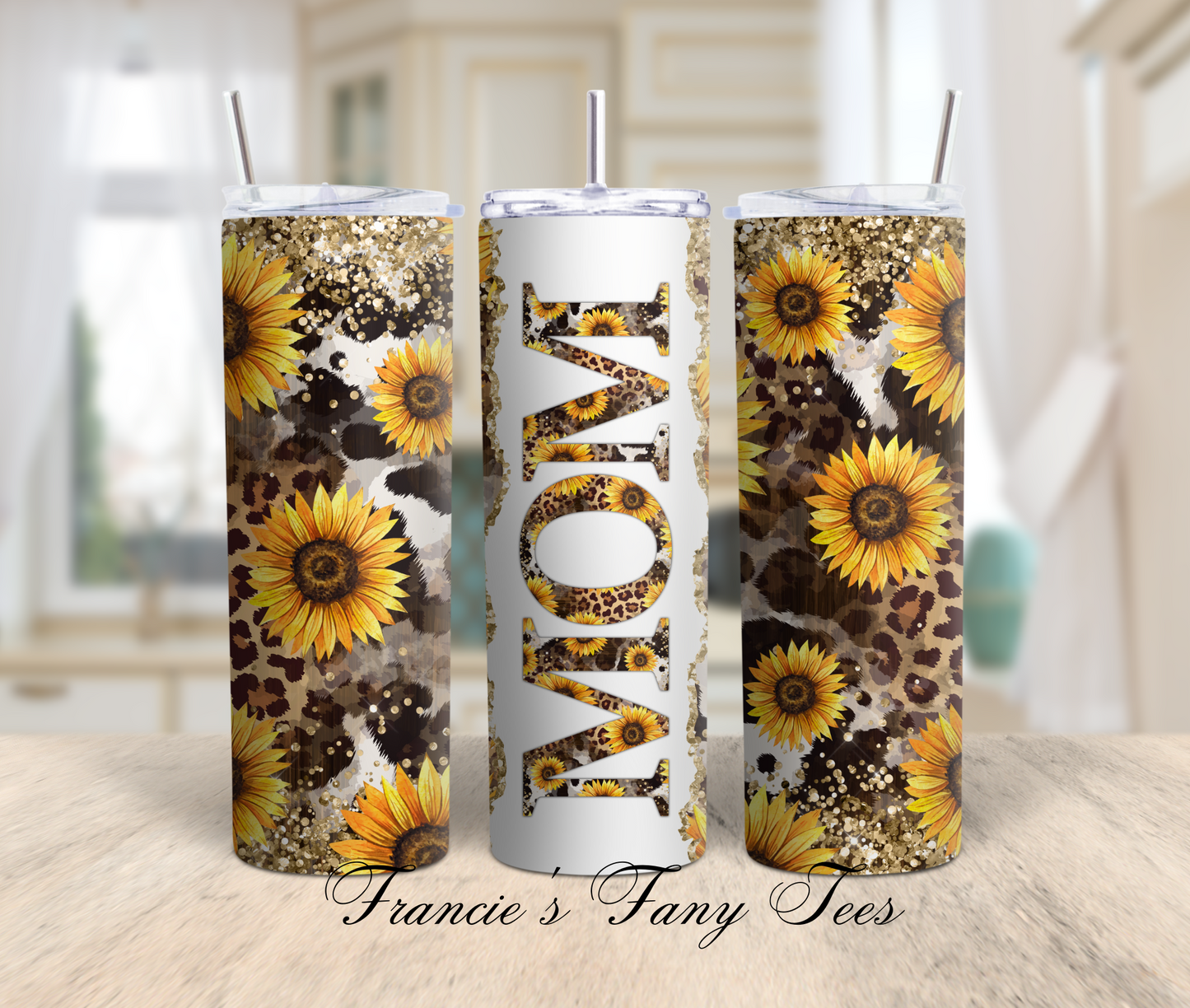 Mom Sunflower Tumbler/Mother's Day Gift/Mother's Day/20oz Tumbler/Birthday Gift/Sublimation Tumbler