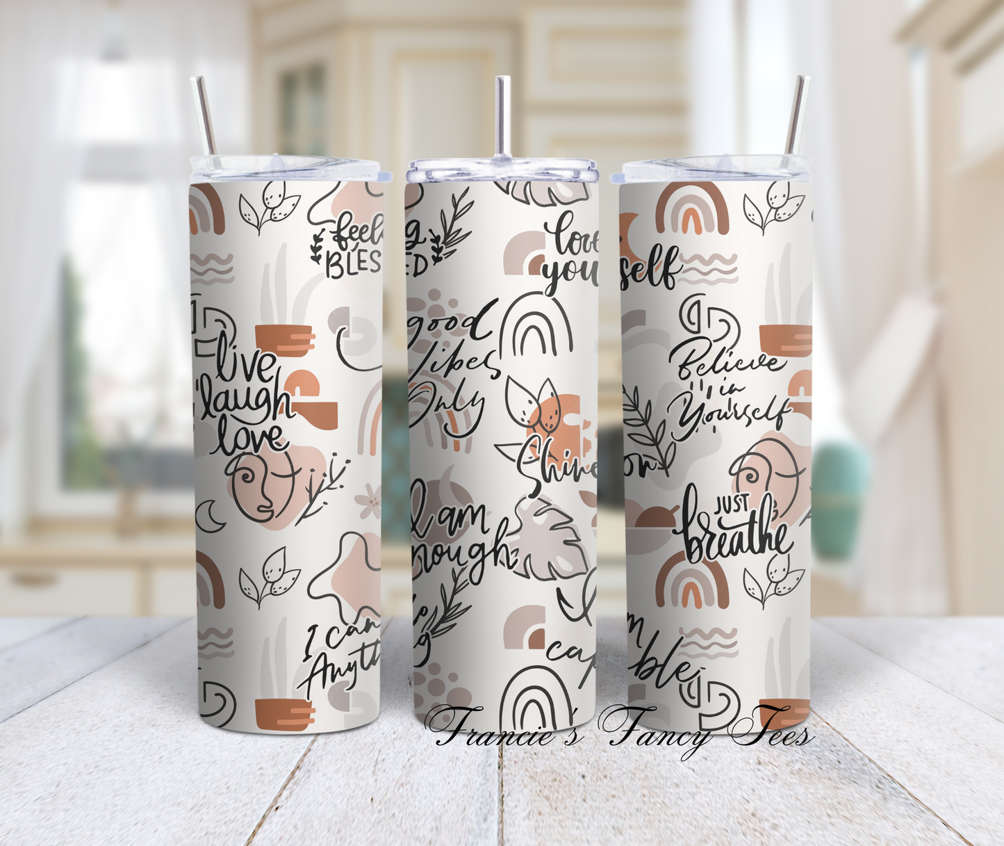 Uplifting Tumbler/ Birthday Gift/ 20oz Tumbler/ Sublimation Tumbler